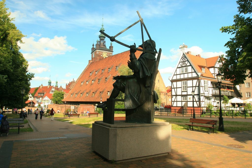Monument à Jan Hevelius à Gdansk