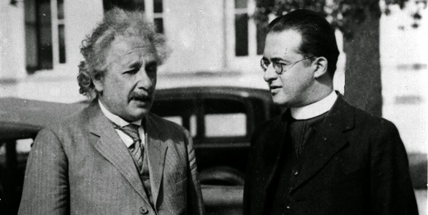 Georges Lemaître et Albert Einstein.