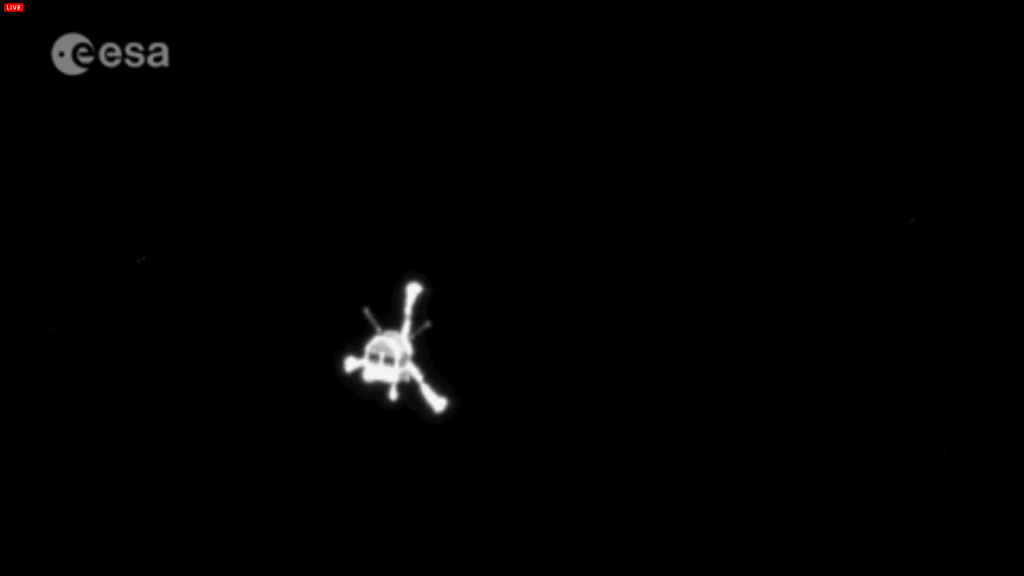 Sonde Philae, image de Rosetta