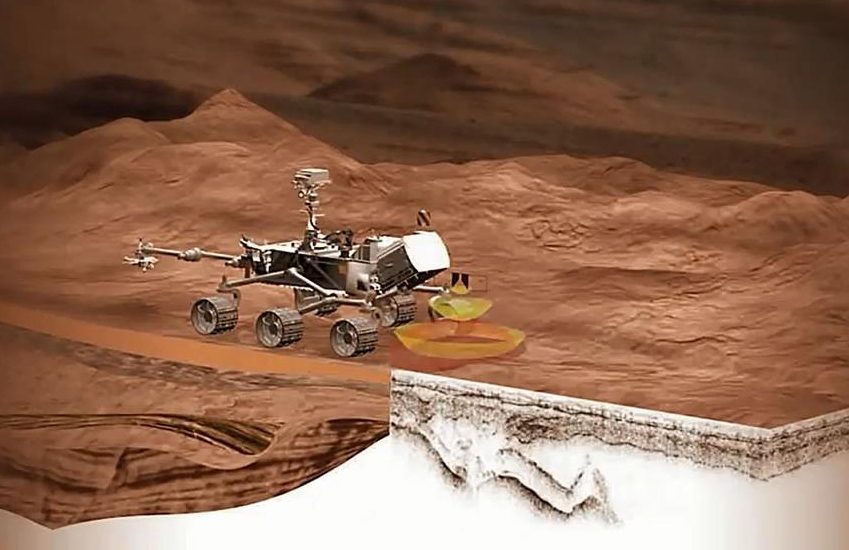 Photo des essais du rover ExoMars 2020