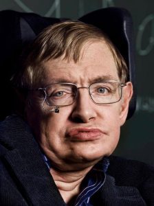  À l'aide d'un capteur, Stephen Hawking a pu contrôler un ordinateur et communiquer avec son entourage.