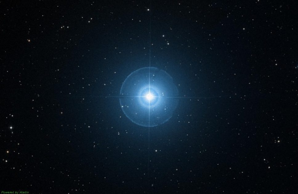 L'étoile Algenib ou Gamma de Pégase.