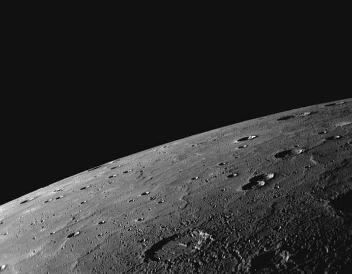 Planète Mercure, image de la sonde MESSENGER