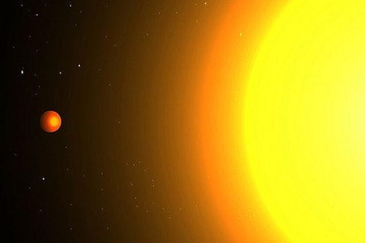 Exoplanète Kepler 78b vue par un artiste.