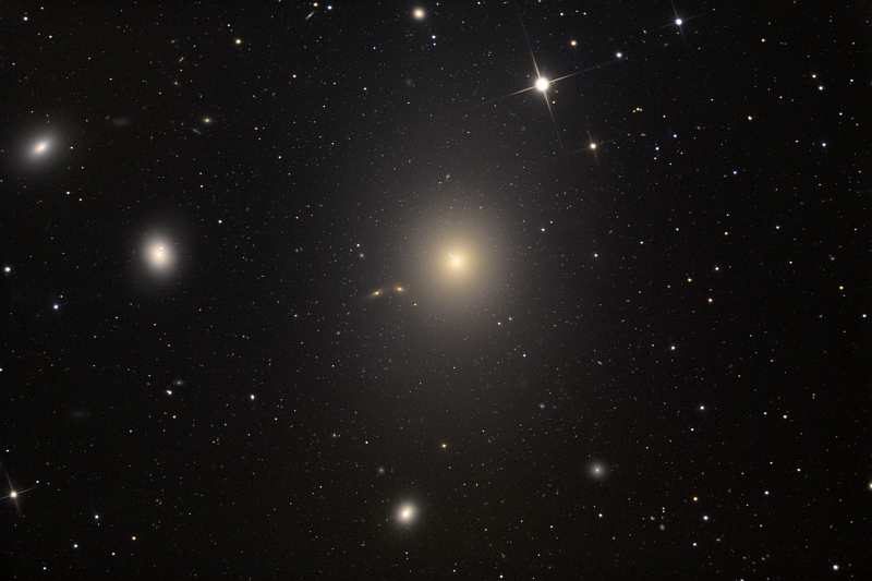 La galaxie elliptique M87.