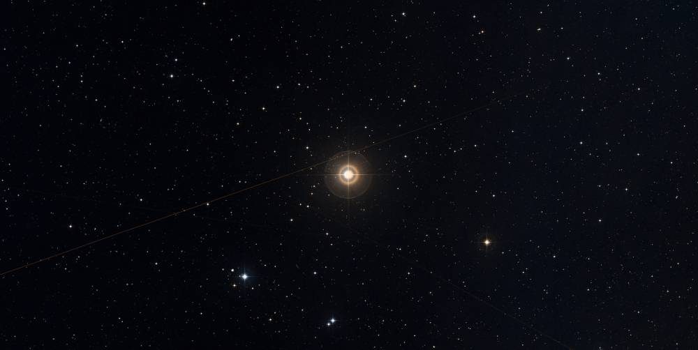 Epsilon Eridanus, image du catalogue DSS