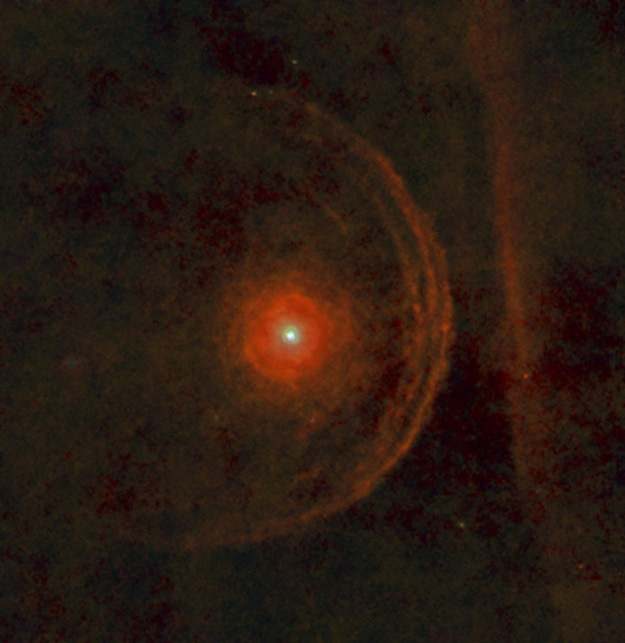 Photographie de la supergéante rouge Bételgeuse