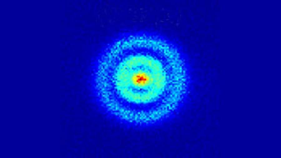 Photographie de la structure orbitale d'un atome