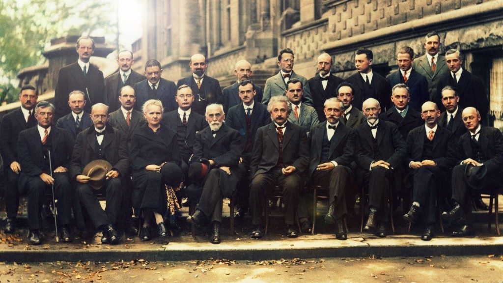 Photo du Vème Congrès Solvay 1927