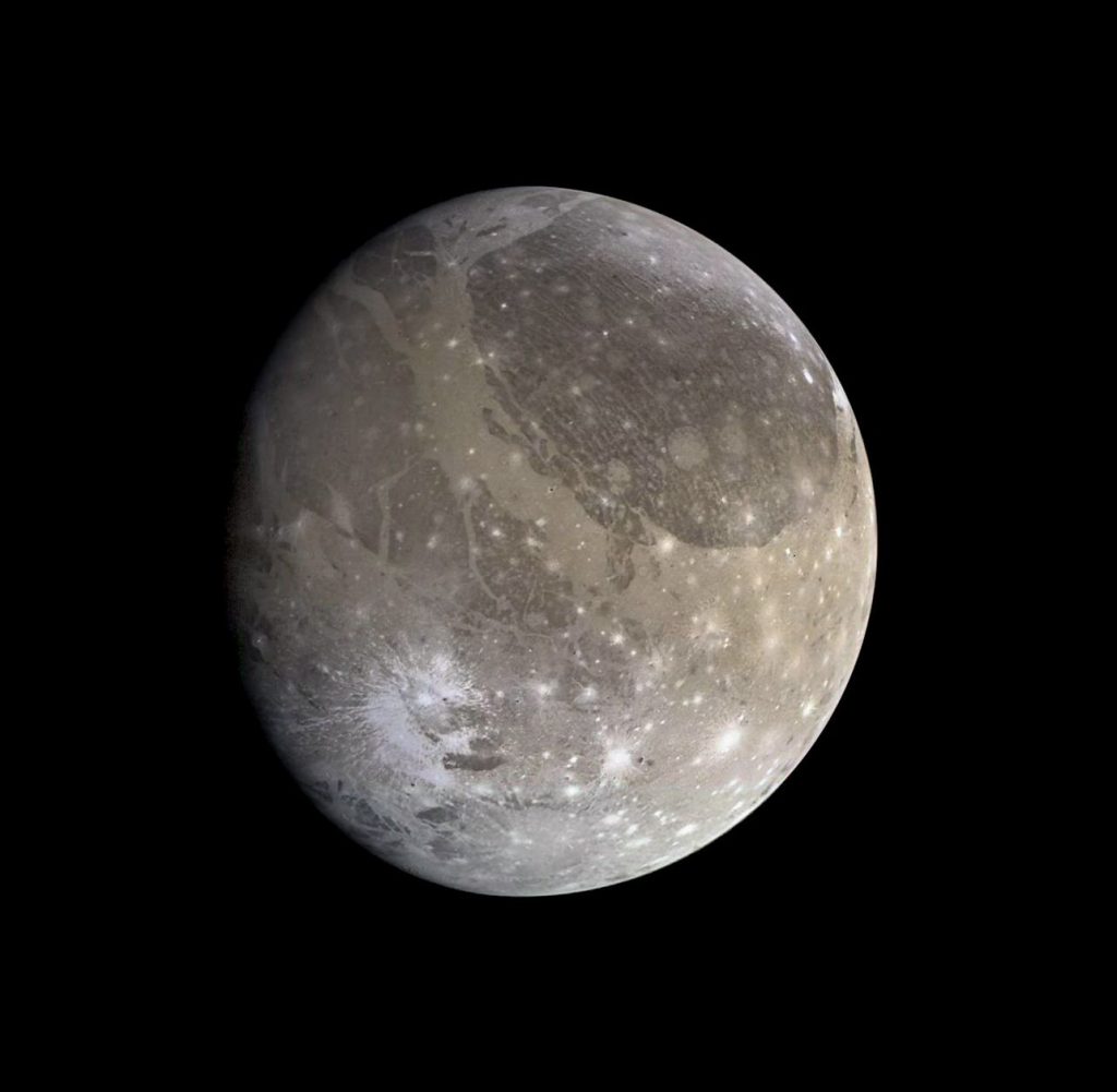 Ganymède est le plus gros satellite du système solaire.