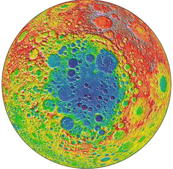 Carte géologique de la Lune