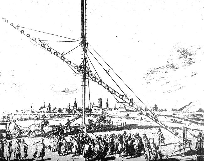 Le long télescope d'Hevelius