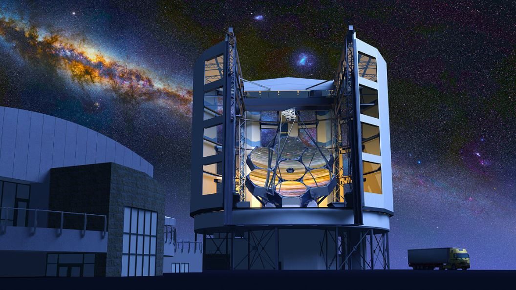 Télescope géant de Magellan (esquisse)