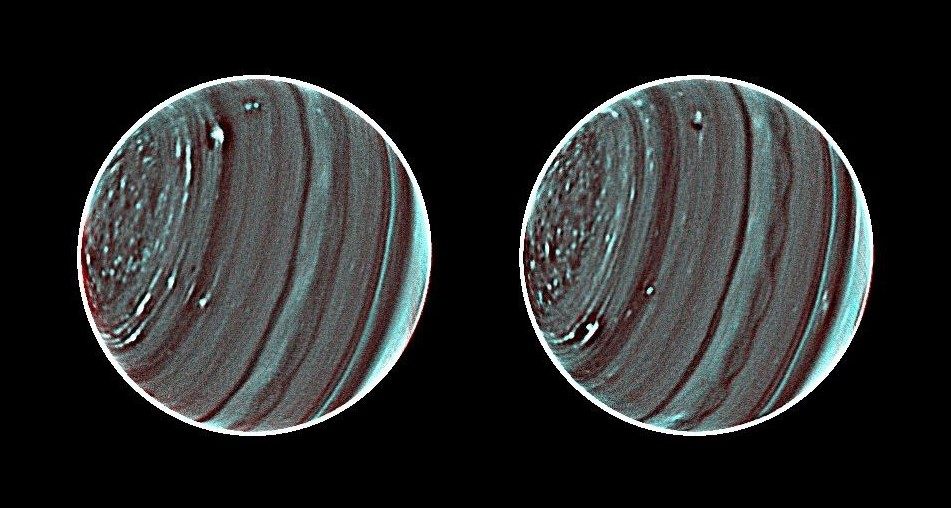 Image infrarouge d'Uranus prise par l'ESO