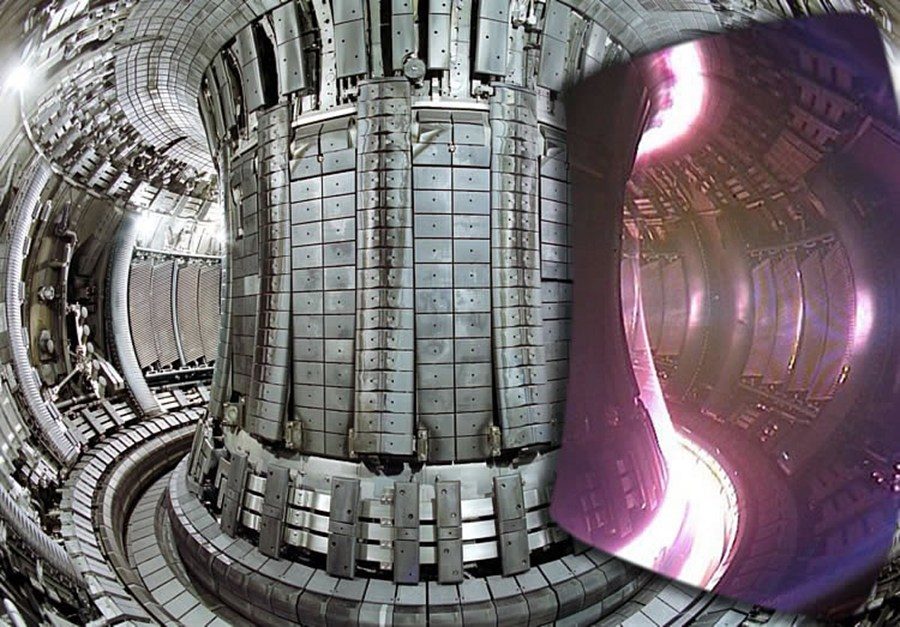 Réacteur thermonucléaire - vue de l'intérieur