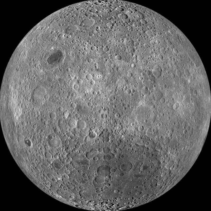 Carte de la face cachée de la Lune