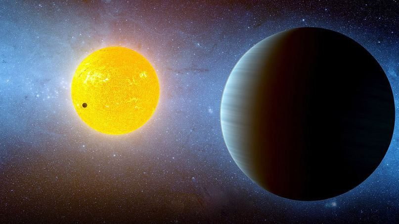 Exoplanète Kepler 10c en rendu d'artiste
