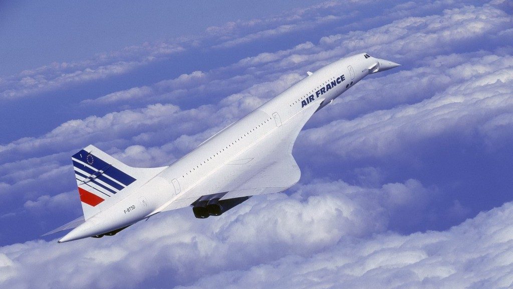 Le Concorde est un avion supersonique de transport de passagers.