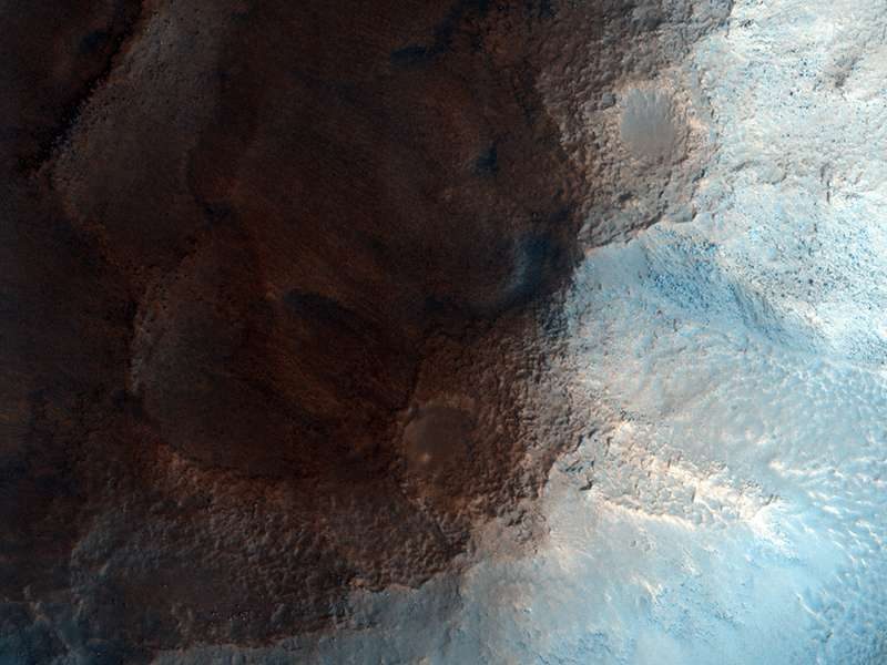 Un visage sur Mars, un relief populaire dans la région de Sidonia.
