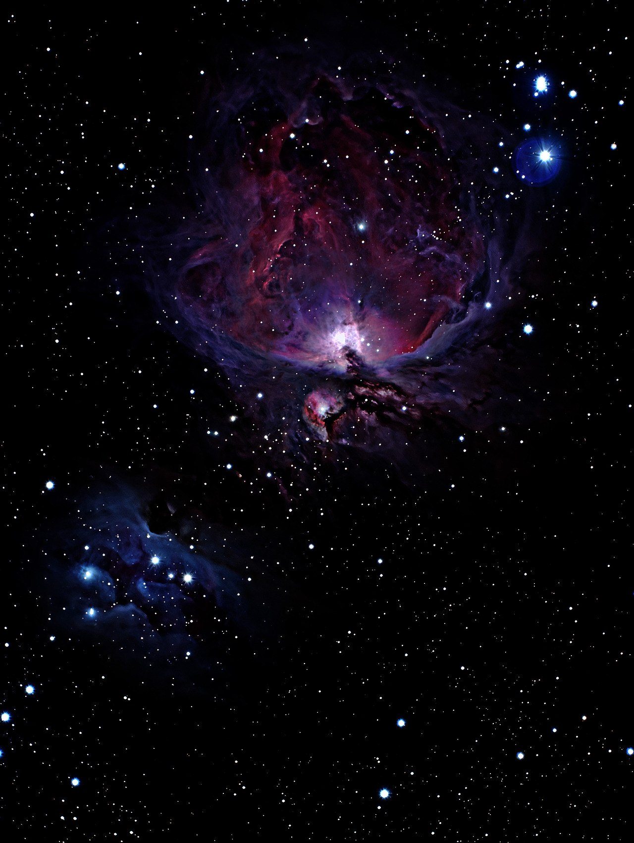 Image amateur de la nébuleuse d'Orion