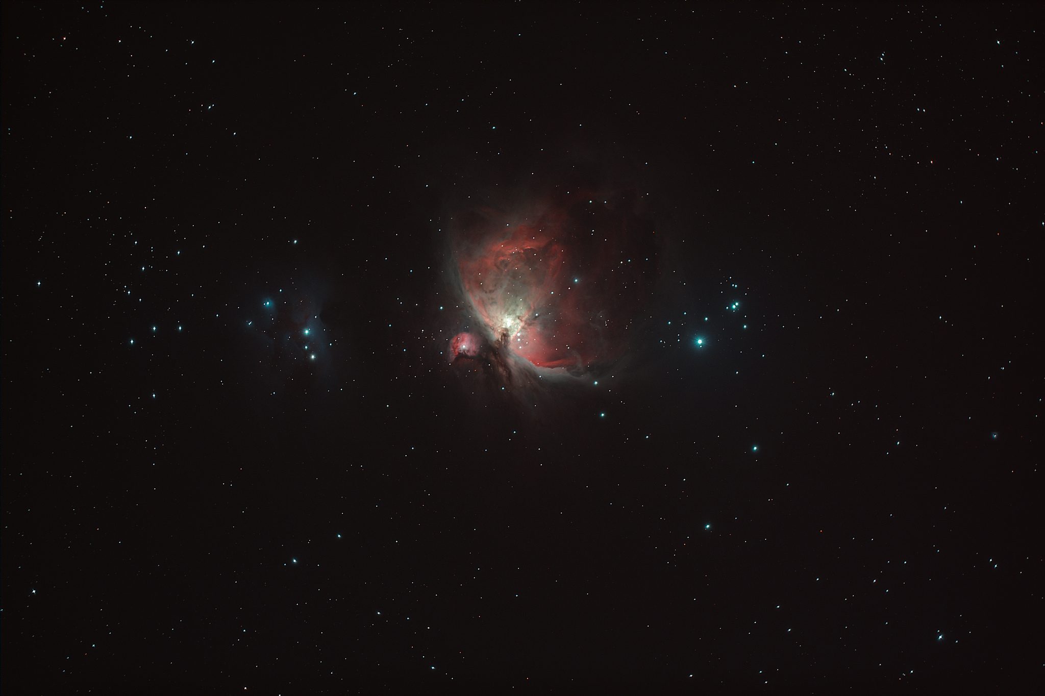Image amateur de la nébuleuse d'Orion