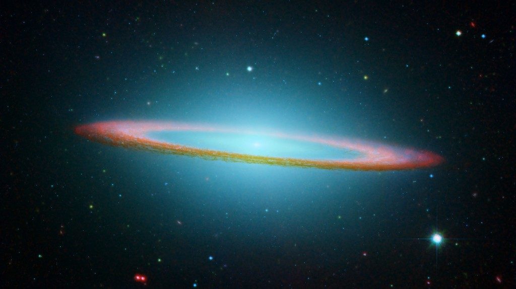 M104 vue par le télescope Spitzer