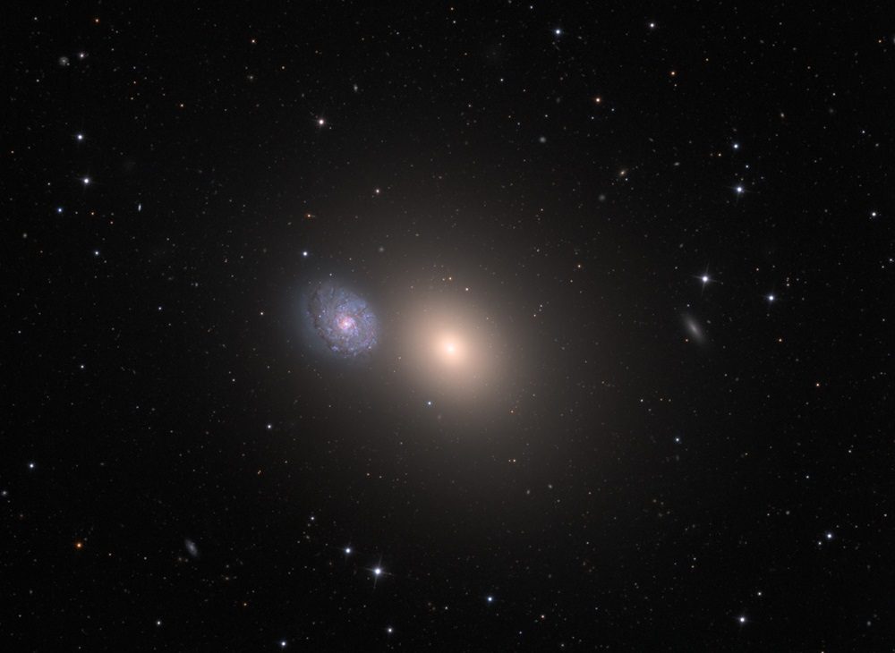 Galaxies M60 et NGC 4647