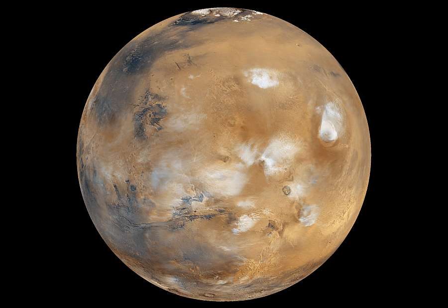 Mars, image de l'espace