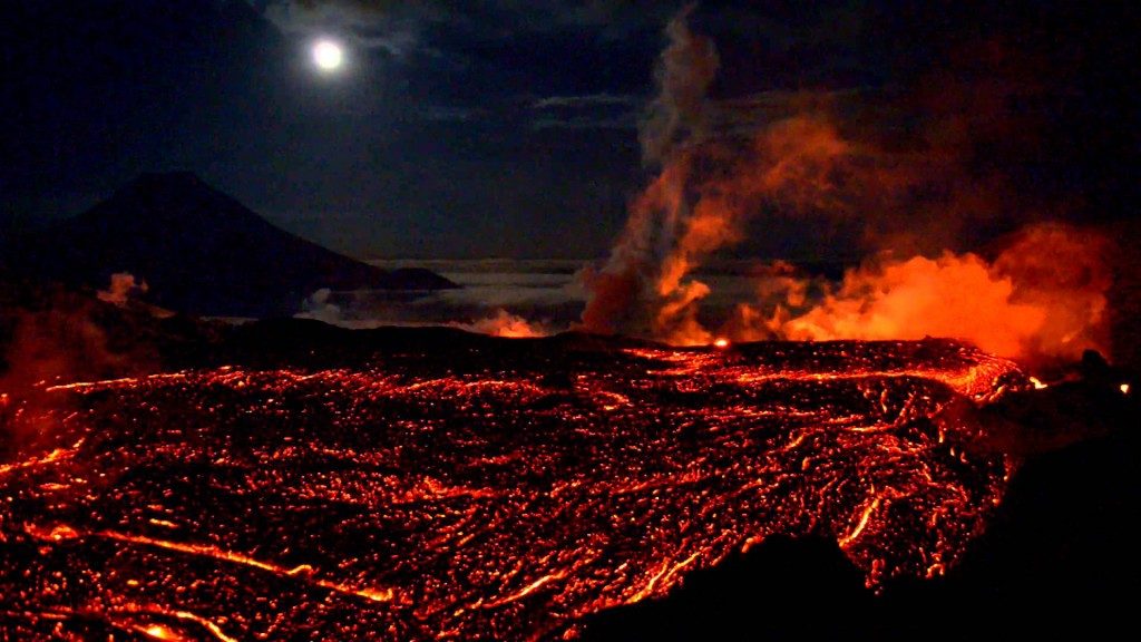 Les volcans sont l'un des principaux responsables de la formation de l'atmosphère.