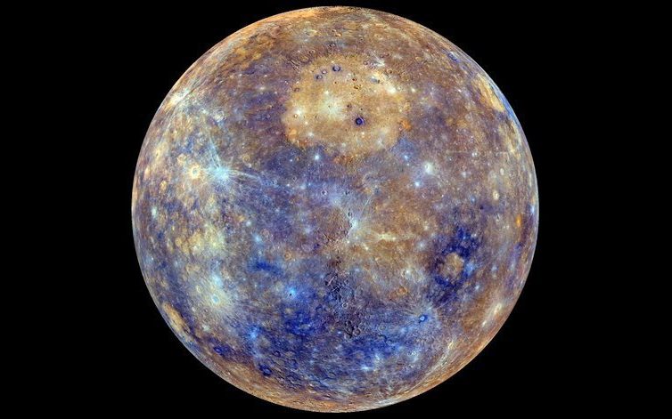 Mercure, image de la sonde MESSENGER.