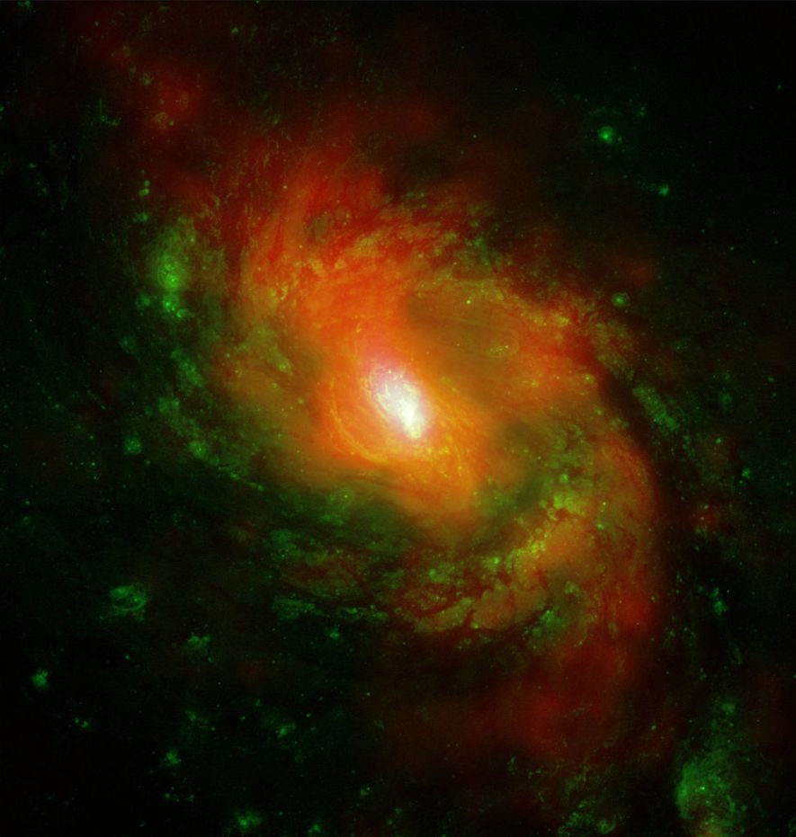 Galaxie spirale M77 en rayons X