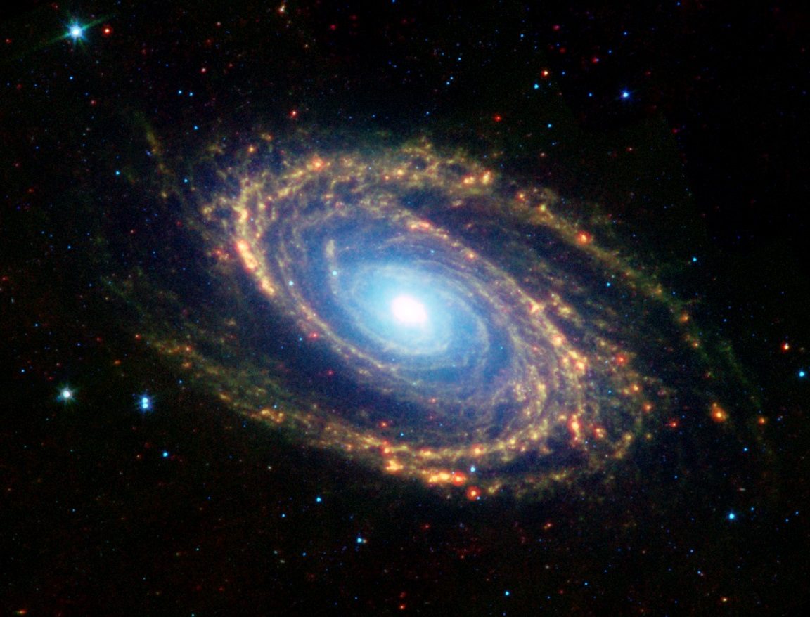 Galaxie Messier 81 dans l'infrarouge