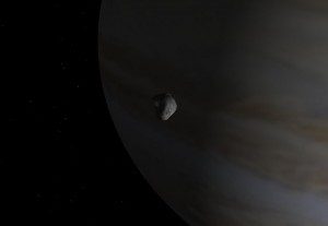 Metida, un satellite de Jupiter. Modèle 3D.