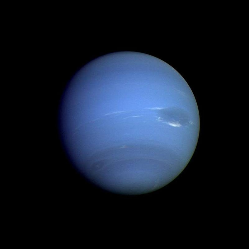Neptune, vue de Voyager 2