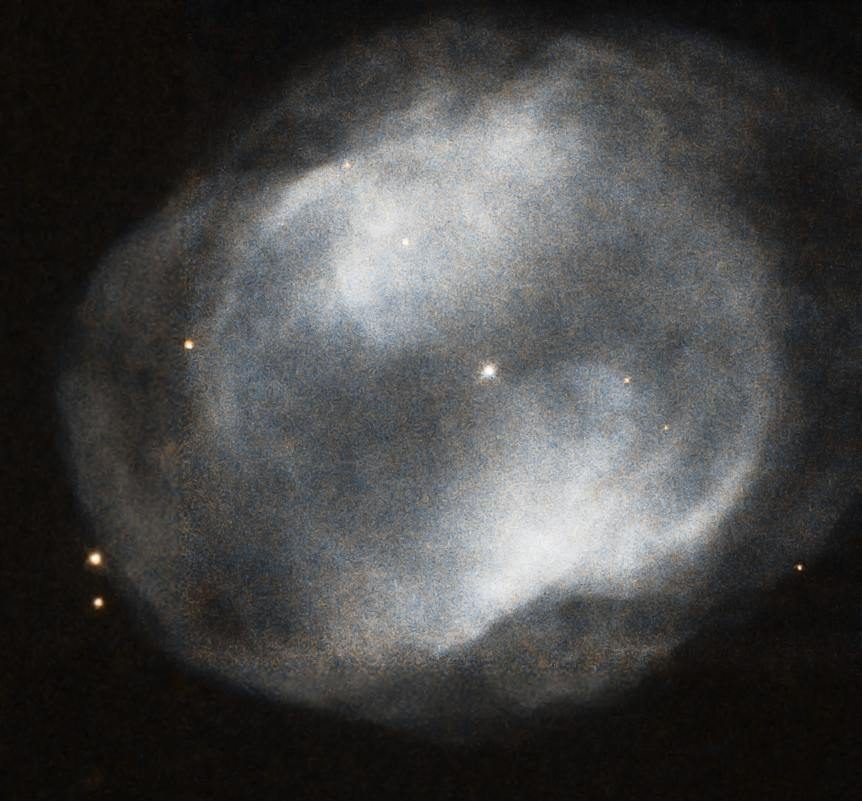 NGC 3195, traitement d'image par Judy Smith.
