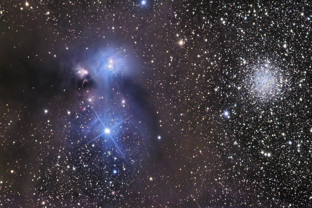 NGC 6726 et NGC 6541 (à droite)