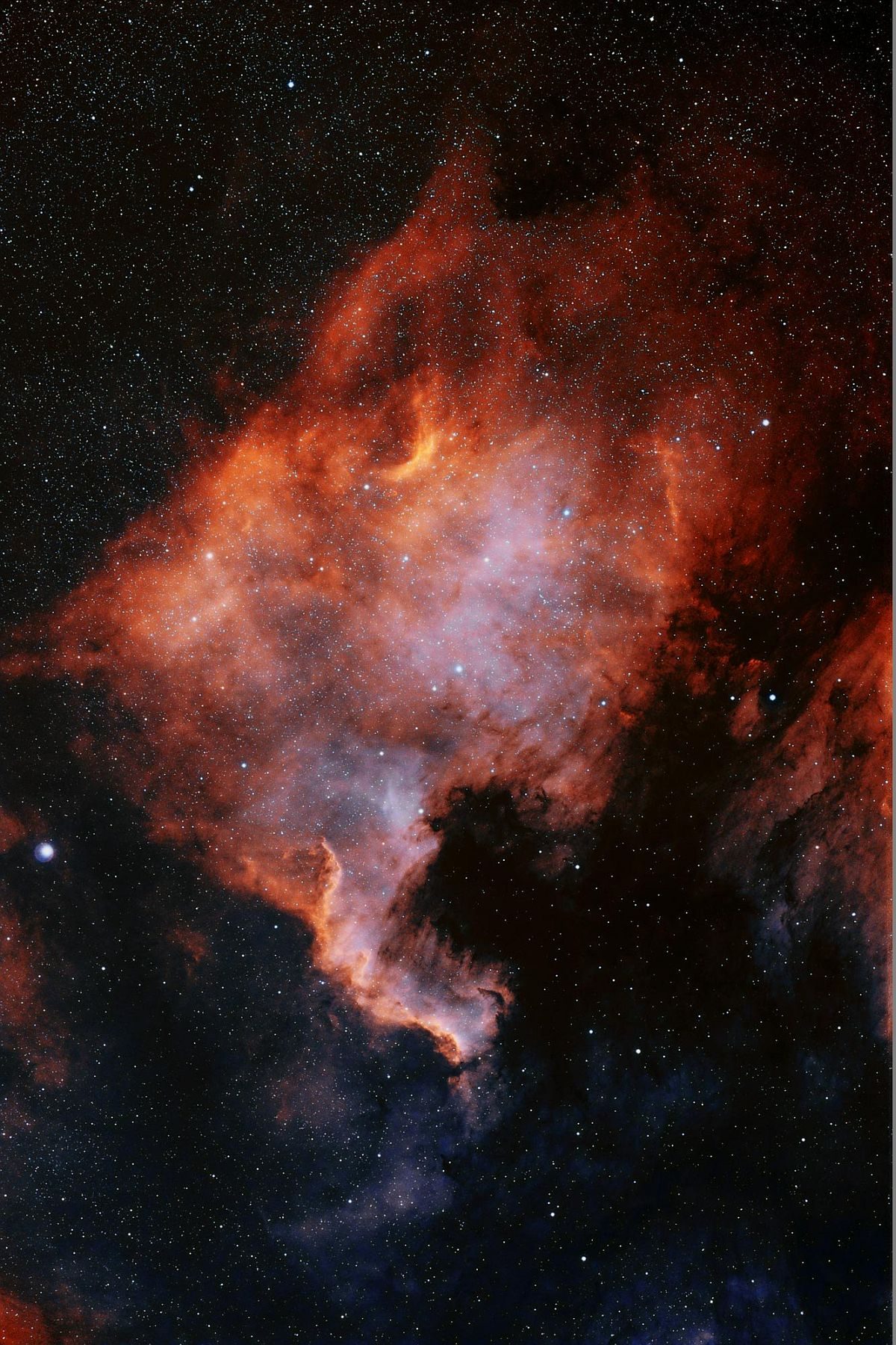 Image composite de NGC 7000