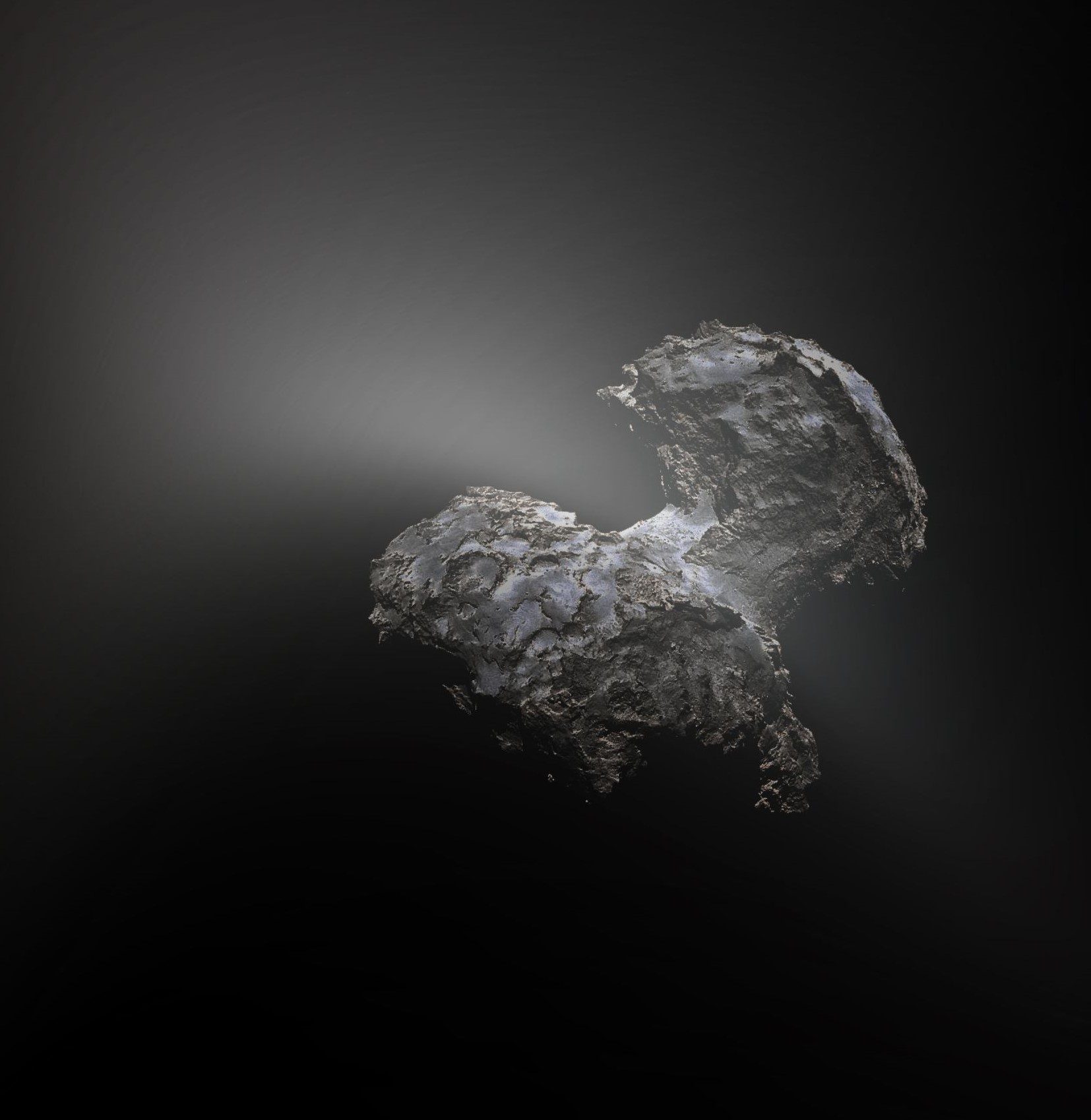 Image traitée de la comète