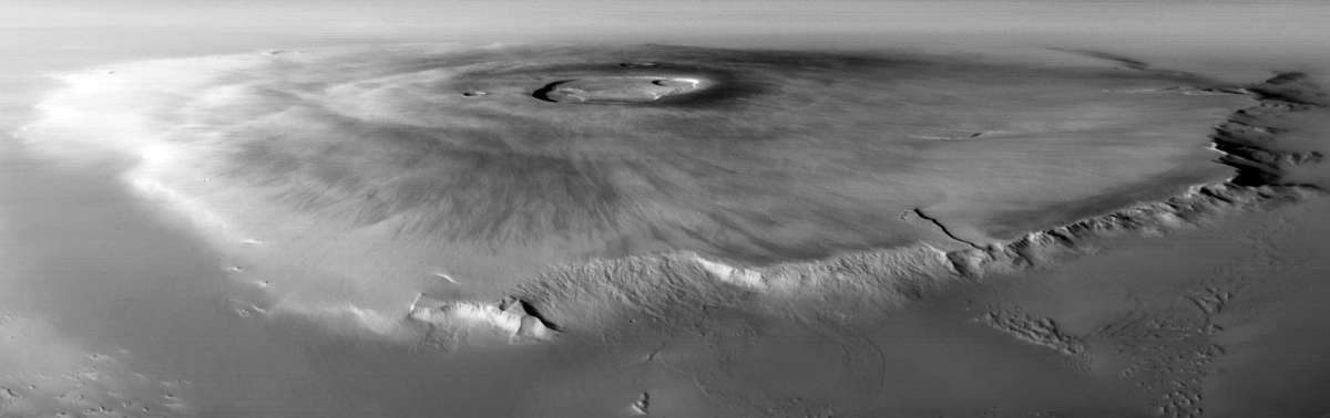 Olympus, image du Mars Global Surveyor