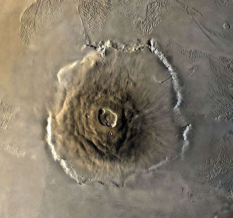 Olympus Mons sur Mars
