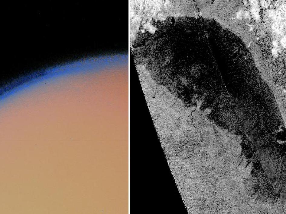 Lacs sur Titan