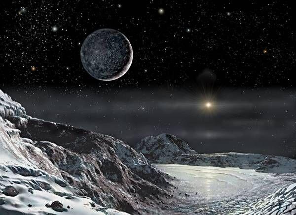 La surface de Pluton vue par un artiste