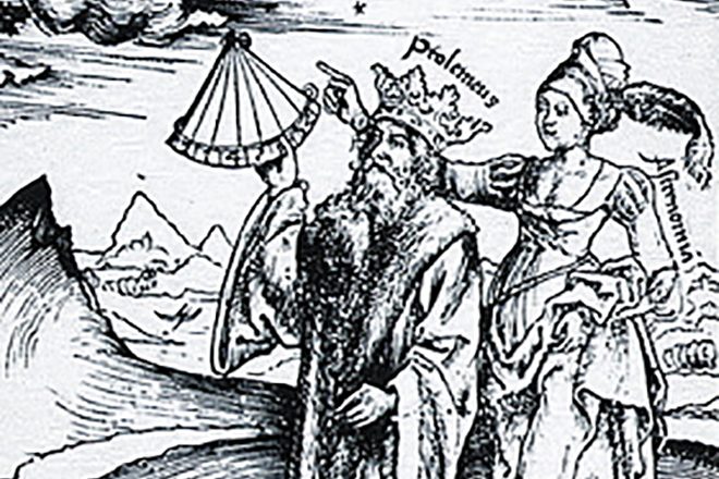 Ptolémée et la muse Astronomie