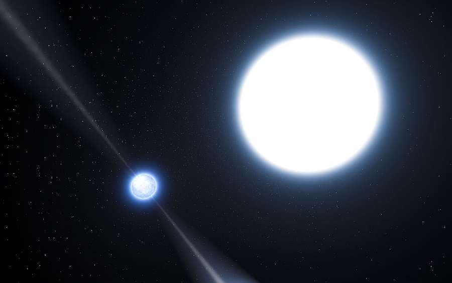Pulsar PSR J0348 +0432 - étoile à neutrons et naine blanche
