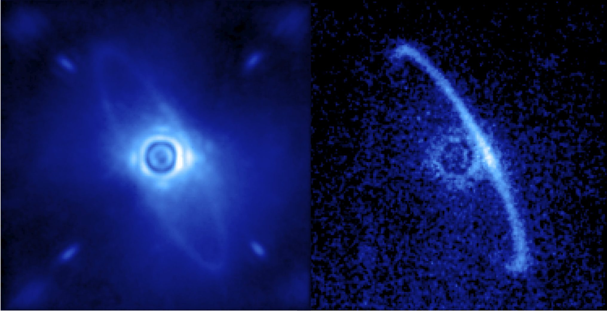 Disque de poussière autour de l'étoile HR4796A