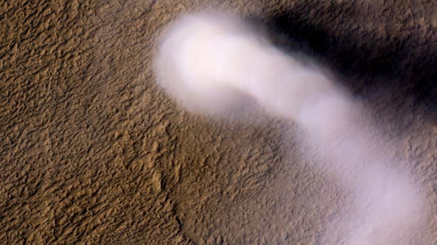 Diable de poussière sur Mars