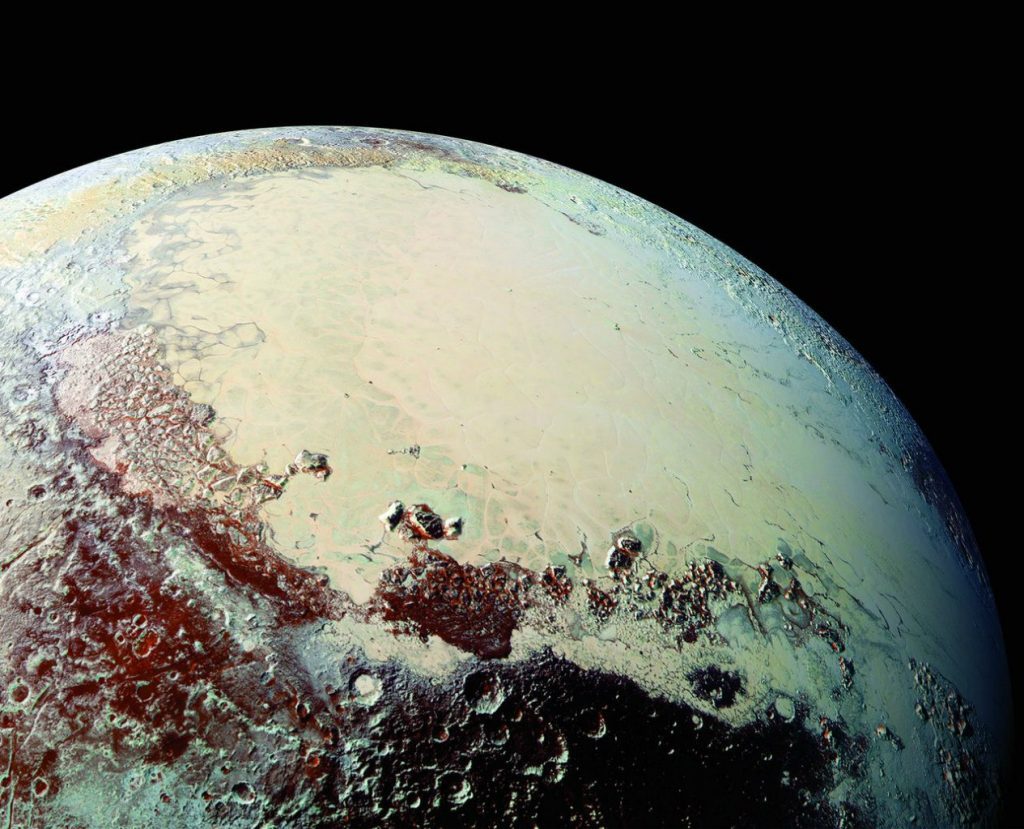 Plaine du satellite de Pluton