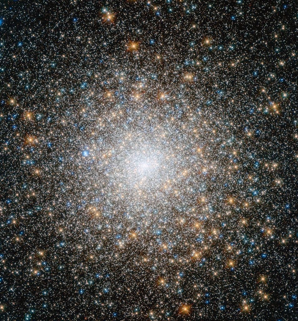 Amas globulaire M15, image du télescope Hubble