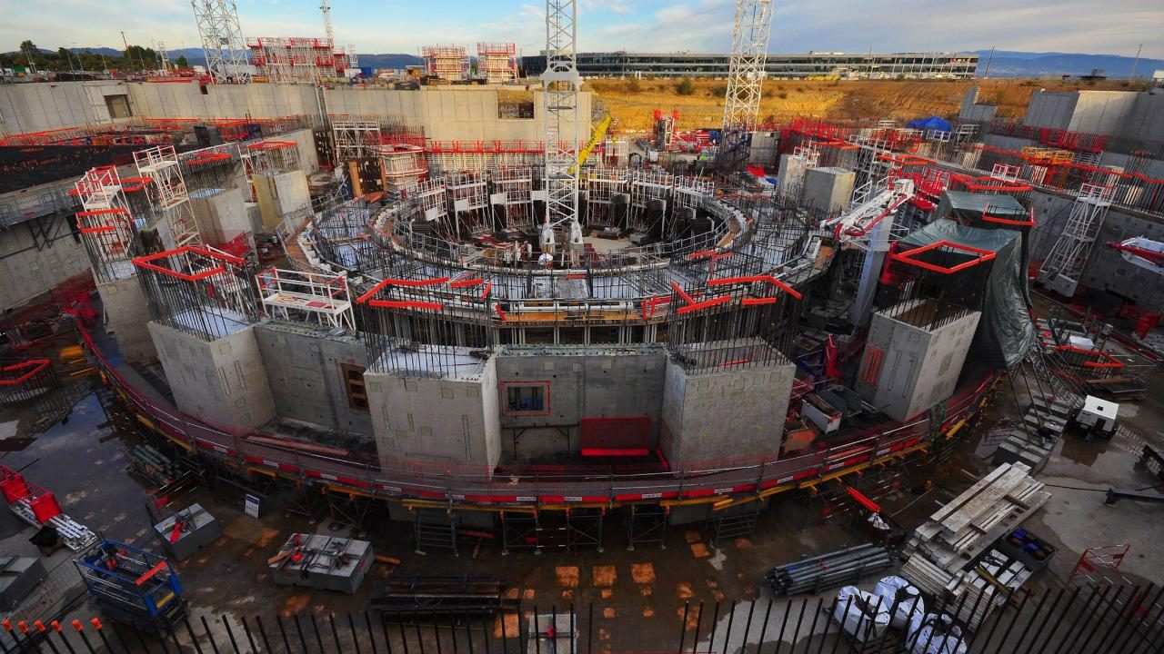 Construction d'ITER en 2016