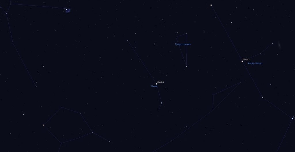Capture d'écran de Stellarium